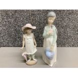 Two Nao by Lladro: April Showers no 1126 and another
