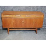 Teak G-Plan sideboard fitted with 3 drawers & below cupboards