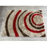 Modern contemporary rug (3x different colours) by Velvet, 118cm x 168cm