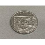 A double sided tails 10p coin