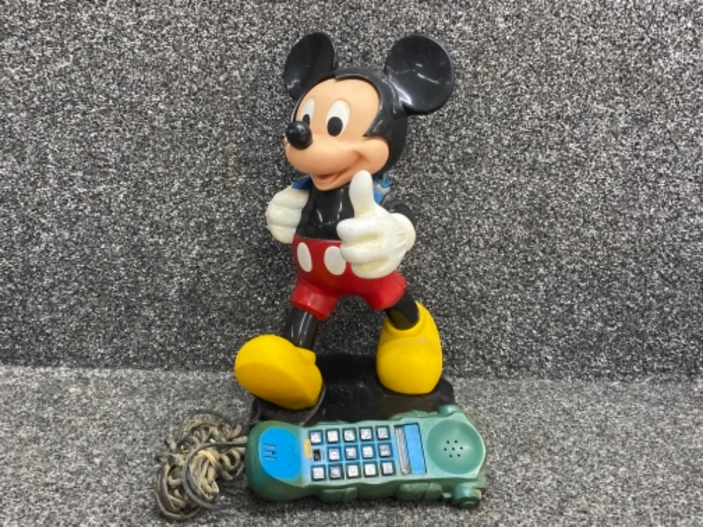 Vintage Mickey Mouse telephone, height 35cm - Image 3 of 3