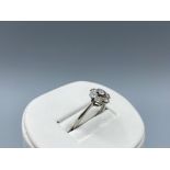 Antique Edwardian Platinum 7 Stone Diamond Cluster Ring 0.50cts Size M weighing 3.1 grams