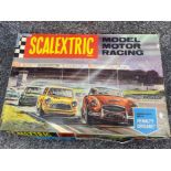 Vintage Scalextric set 65 model motor racing set, with original box