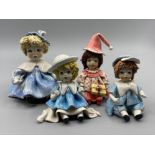 4x vintage Italian Lino Zampiva children/dolls