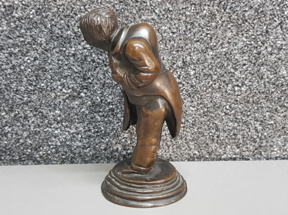 Bronze figure of a ringmaster circus performer, height 16cm - Image 2 of 3