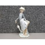 Lladro figure 4912 Young lady in trouble