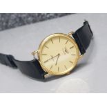 Longines quartz presence gold plated wristwatch, serial no 21774618, in good working condition