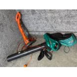 Bosch garden leaf blower/vac & Flymo garden strimmer