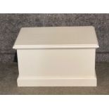 Modern Painted white blanket box