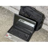 HD compaq (presario CQ50) laptop with carry bag etc