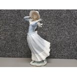 Large Lladro figure 4936 spring breeze