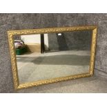 A large mirror in gilt frame 79 x 118cm