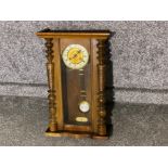 Antique Mahogany wall clock