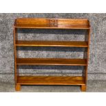 Set of 4 tier Oak bookshelves - 30s style, 91x17cm, height 91.5cm