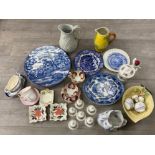 Miscellaneous ceramics to include portmeirion, Carlton ware etc