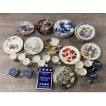 Collectors plates by Royal Albert, Royal Doulton etc and various mugs