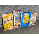 4x boxed novelty bagatelle games