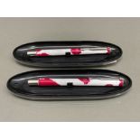 Two new Parker roller ball pens for Sky both cased