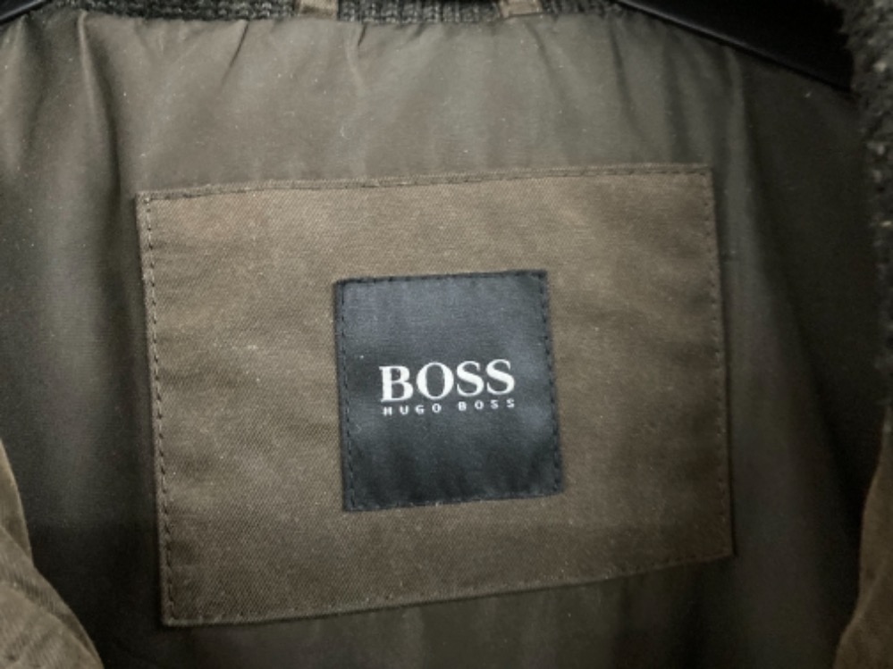 A gents jacket by Hugo Boss, and a leather jacket by Demure - Image 2 of 3