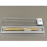 A Parker Sonnet series ballpoint pen fine nib, new and cased