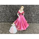 2x Coalport lady figures - Belinda from the ladies of fashion collection & Minuettes Joanne