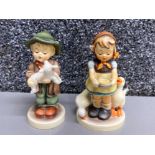 Two west German Goebel figures