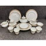 Royal Doulton Hardwick pattern part dinner and tea service