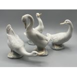 Nao by Lladro geese x4 in good condition