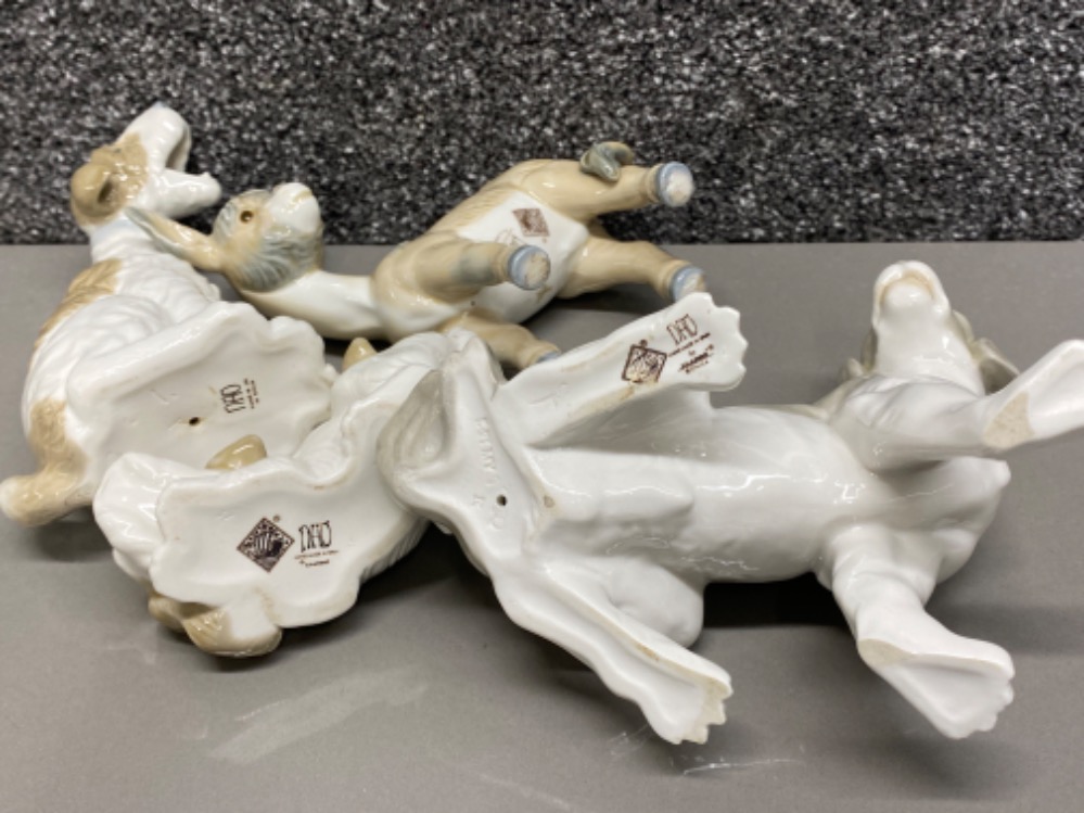 4x Nao by Lladro animals - includes Donkey & 3 dogs - Image 2 of 2