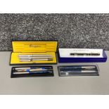 Collection of pens by Waterman and others