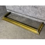 Victorian Brass fire curb