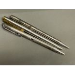 Vintage Parker ball point pen together with watermans pen & Phillips pencil