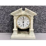 Aynsley Portlandware Empire mantle clock (marble effect)