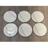 Six dinner plates by Bodo Sperlein