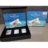 2019 The Snowman limites edition ingot set no 159/995 with signature by Peter Aultry