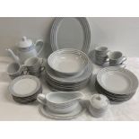 40 pieces of Italian Royal Collection dinnerware in white