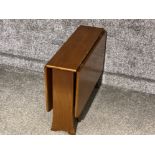 Small mahogany drop leaf table