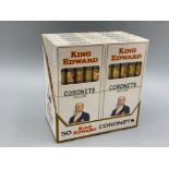 Still Sealed king Edward cigars, 10 boxes of 5 in each (50 in total)