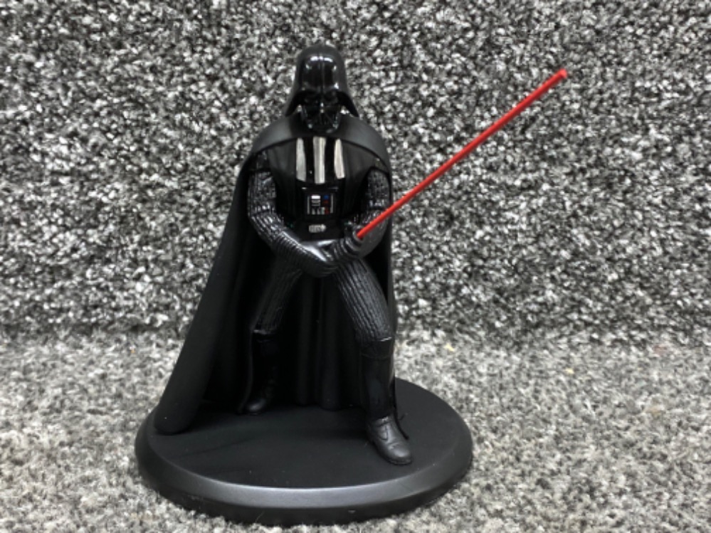 Official Star Wars fact file figure ‘Darth Vader’ with original box together with a larger figure by - Image 3 of 3