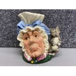 Large Royal Doulton character jug ‘the cook & the Cheshire cat’ D6842