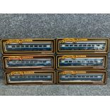 Six Mainline Inter City coaches all boxed