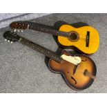 2x acoustic guitars