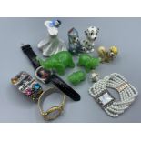 Lot comprising of 4 wristwatches including marcasite & Pearl vintage Henley watch and Betty Boop,