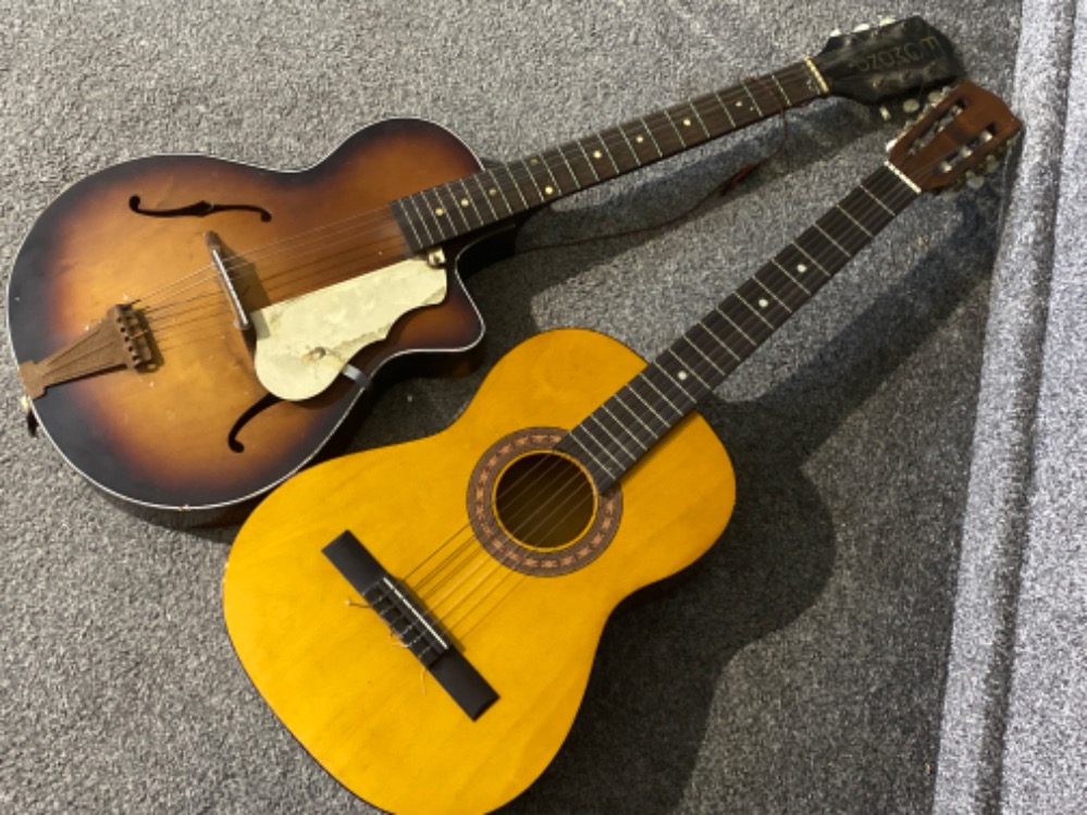 2x acoustic guitars - Image 2 of 2