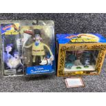 Limited edition Wallace & Gromit - The curse of the were-rabbit animated cell set by Corgi with