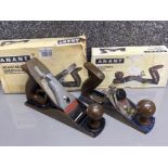 Two vintage Industrial planes by Anant - Craftsman & Adjustable smooth, both with original boxes