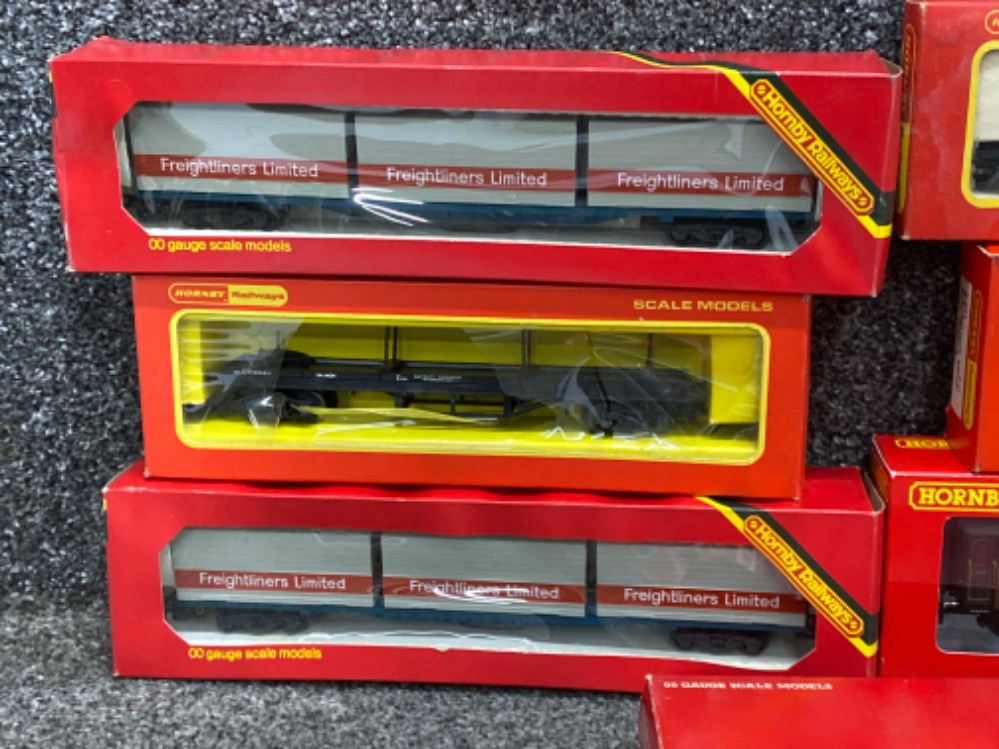 7 boxed Hornby scale models includes car No 34, Freightliners etc, all with original boxes - Image 3 of 3