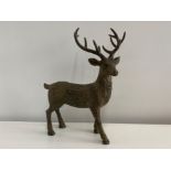 Large handpainted Stag ornament - height 40cm