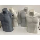 4x shop mannequin torsos