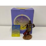 Limited edition Spellbound figured ornament by Tudor Mint ‘Venator the hunter’ with certificate of